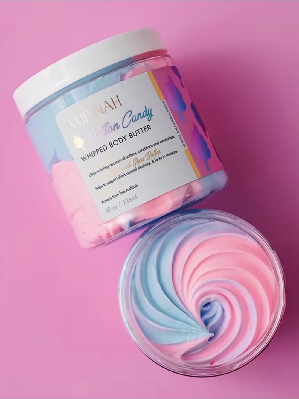 Cotton Candy Whipped Body Butter - Aminnah - Picture 2 of 2